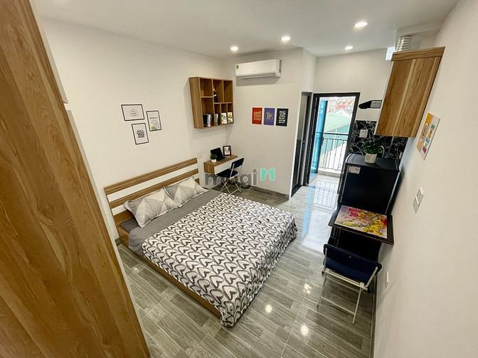 Căn hộ Hoàng Mai, Đền Lừ, 24m2, MÁY GIẶT RIÊNG -BAN CÔNG, Thang máy