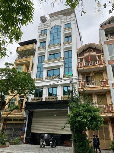 Cho thuê nhà MP Văn Phú, Hà Đông. DT 120m2, 7 tầng 1 hầm, thang máy