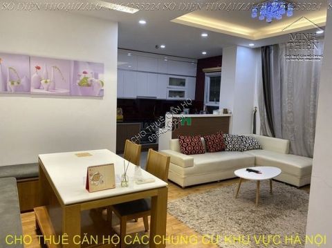 (Chung Cư Golden Palace Mễ Trì) Cho Thuê Căn 2 Ngủ Full Nội Thất