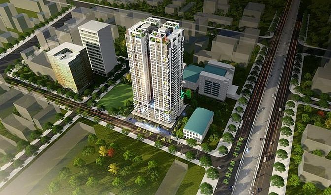 Cho thuê sàn văn phòng mặt phố Duy Tân, Số 23 tòa Dreamland Bonanza