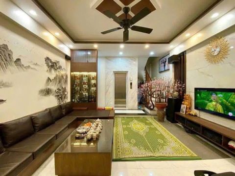 CHO THUÊ NHÀ NGUYÊN CĂN – 6 TẦNG CÓ THANG MÁY – NGUYỄN CHÍNH, HOÀNG MAI 3 ngủ full nội thất