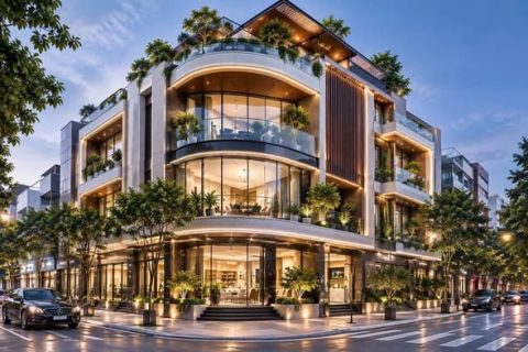 BIỆT THỰ MẶT PHỐ NGUYỄN THỊ ĐỊNH – LÔ GÓC ĐẮC ĐỊA NHẤT PHỐ - GIÁP TRẦN DUY HƯNG