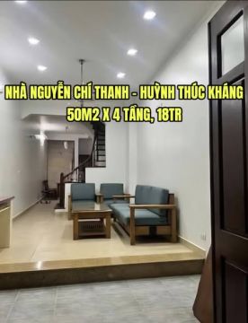 CHO THUÊ NHÀ NGUYỄN CHÍ THANH - HUỲNH THÚC KHÁNG, 50M2 X 4 TẦNG, 18TR