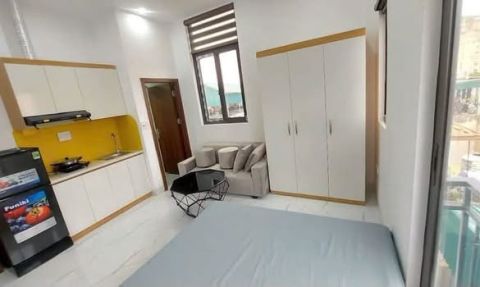 BÁN TOÀ CCMINI NGUYỄN HOÀNG,  LÊ ĐỨC THỌ , 55m , 8TẦNG,  14 PHÒNG ,DT 75TR/TH , Ô TÔ ĐỖ cửa