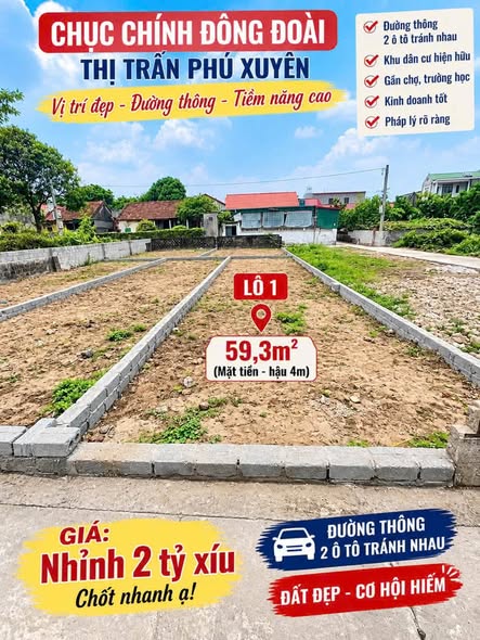 SIÊU PHẨM TRỤC CHÍNH KINH DOANH – TIỂU KHU ĐÔNG ĐOÀI, PHÚ XUYÊN