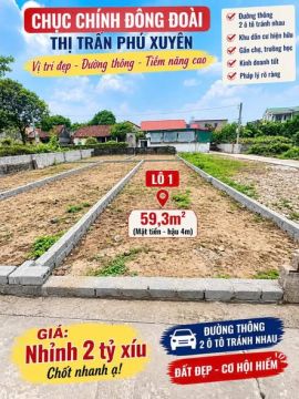 SIÊU PHẨM TRỤC CHÍNH KINH DOANH – TIỂU KHU ĐÔNG ĐOÀI, PHÚ XUYÊN