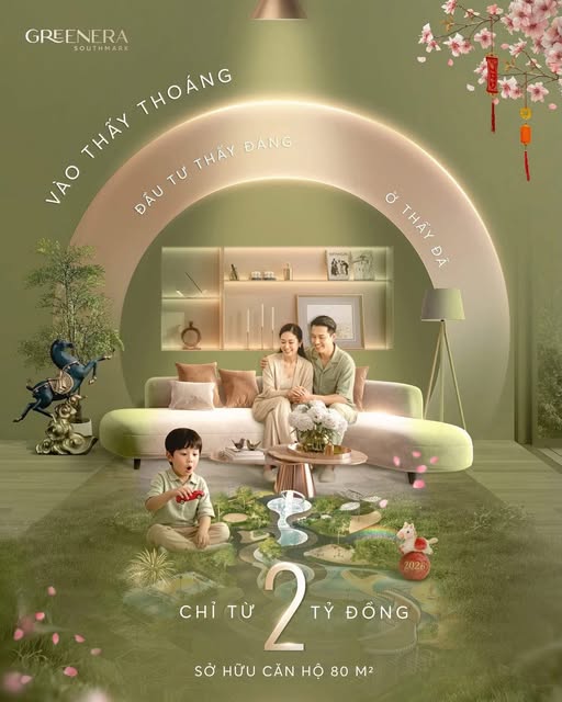 CƠ HỘI AN CƯ – NHẸ GÁNH TÀI CHÍNH: Sở hữu căn hộ 2 phòng ngủ chỉ từ 2 tỷ đồng