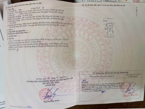 BÁN Lô Đất Cực Đẹp Tại Đông Lai - Nội Bài - ( Sóc Sơn cũ )