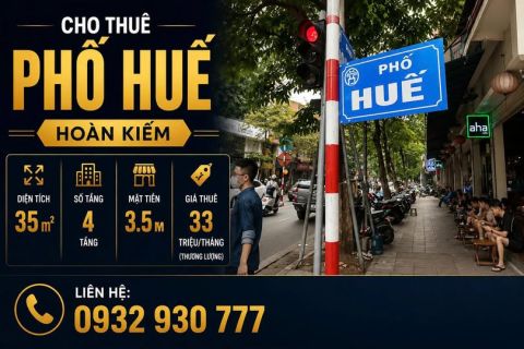 # CHO THUÊ PHỐ HUẾ - HOÀN KIẾM