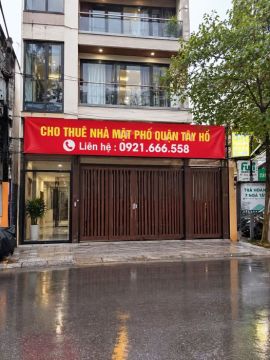 Cho thuê bất động sản Tây hồ 78 triệu/th
