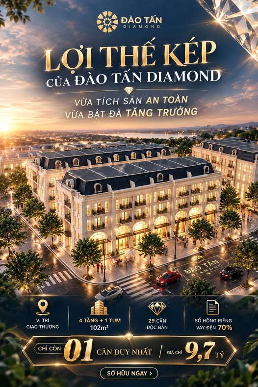 SHOPHOUSE TRẦN THÁI TÔNG (HUẾ) – 9,7 TỶ