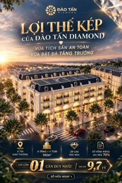 SHOPHOUSE TRẦN THÁI TÔNG (HUẾ) – 9,7 TỶ