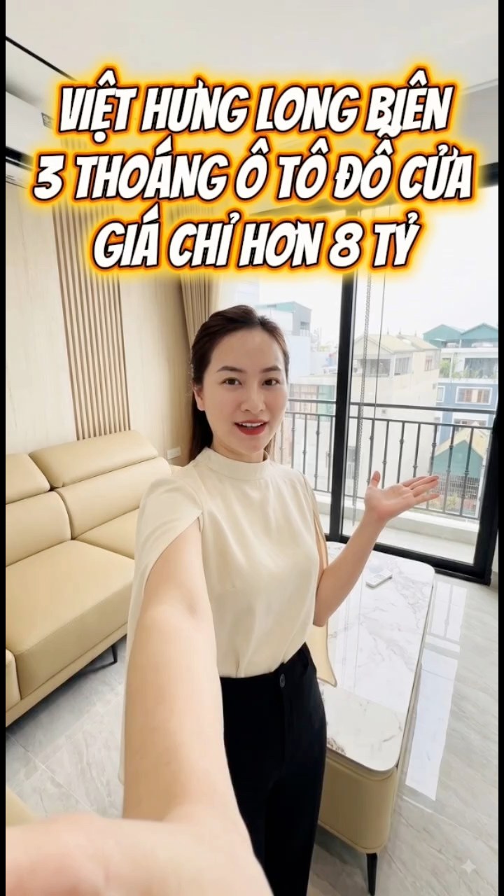 🔥 Cực hiếm CHỈ 8 (xx)TỶ! 🔥 🏡 46M² × 6 TẦNG – 3 MẶT THOÁNG - Ô TÔ tận nơi– VIỆT HƯNG, LONG BIÊN ✨ Thiết kế hiện đại, nhà thoáng sáng tự nhiên ✨ 3 mặt t